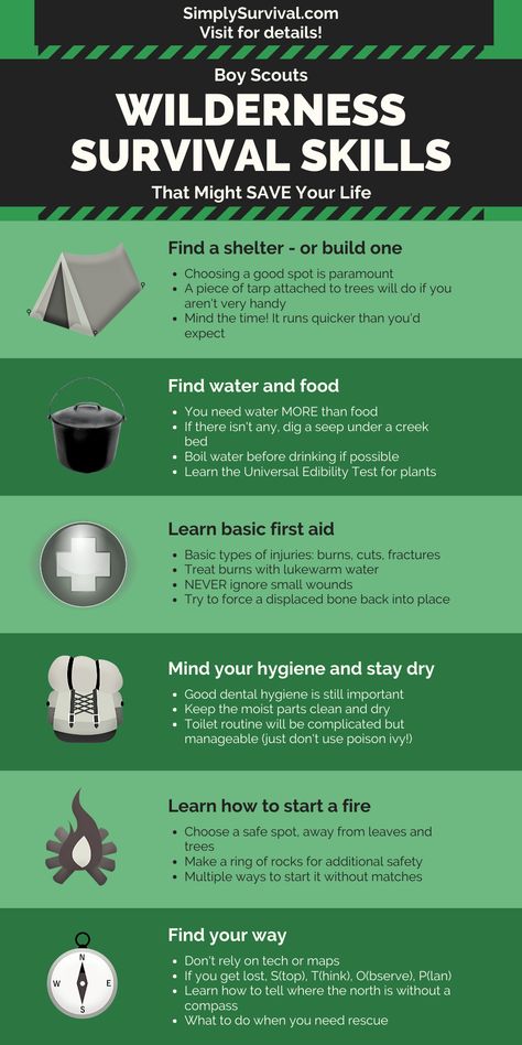 Wilderness Survival Tips, Forest Survival Tips, Survival In The Wild, Camping Survival Tips, Camping Survival Hacks, Survival Skills Wilderness, How To Survive In The Wild, Survival Tips And Tricks, Survival Tips Outdoor