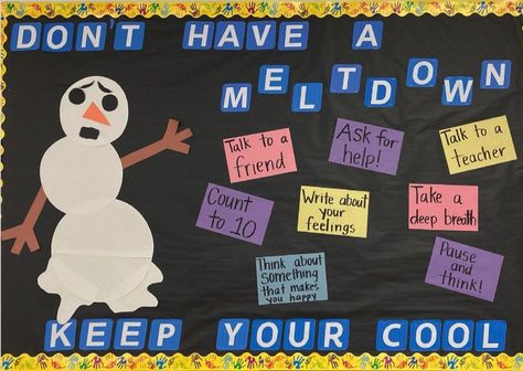 17 Winter Bulletin Boards to Celebrate the Season Winter Bulletin Boards For College, Middle School Winter Bulletin Board Ideas, Winter Middle School Bulletin Boards, Winter Mental Health Bulletin Board, Holiday Themed Bulletin Boards, Winter High School Bulletin Boards, Winter Bulletin Boards High School, Winter Bulletin Boards College, Winter Themed Ra Bulletin Boards