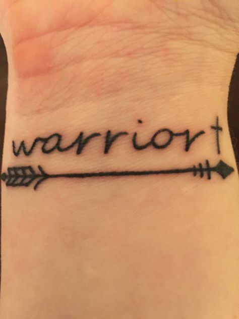 My first tattoo - I am a warrior! Divergent Tattoo, Remember Tattoo, Wrist Tatoo, I Am A Warrior, Single Line Tattoo, Warrior Tattoos, Amazing Tattoos, Forearm Tattoo Women, Bravest Warriors