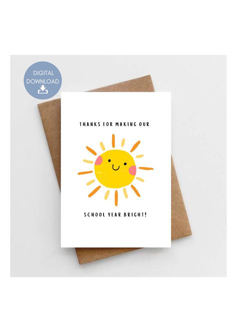 Cute Appreciation Cards, Thanks For Teacher, Cute Thank You Cards For Teachers, Handmade Teacher Cards, Teacher Appreciation Card Ideas Diy, Teachers Thank You Cards, Thank You Card Ideas For Teachers, Teacher Thank You Cards From Kids, Thank You Card For Teachers