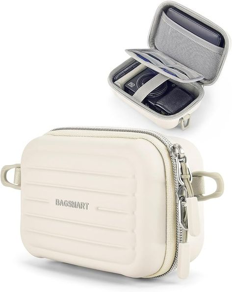 Amazon.com : BAGSMART Digital Camera Case, Drop/Impact Protection Small Camera Bag, Waterproof Camera Case with Multiple Carrying Ways, Lightweight Small Camera Case Compatible with Canon PowerShot & GoPro : Electronics Gopro, Waterproof Camera, Small Camera Bag, Travel Camera, Small Camera, Camera Bags, Mini Camera, Canon Powershot, Camera Case