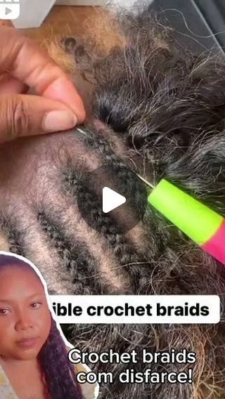 How To Crochet Braids Tutorials, Crochet Braids Hairstyles Passion Twist, Invisible Hairline Crochet Braids, Straight Crochet Hairstyles Black Women, Pre Looped Crochet Braids, Crochet Hair Braid Pattern, Trendy Tresses Crochet Hair, Crochet Braiding Pattern, Invisible Crochet Braids