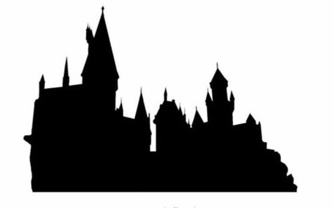 Hogwarts Castle Vinyl Sticker Decal Harry Potter Inspired Wall Bedroom Nursery | eBay Adult Harry Potter Bedroom, Hogwarts Skyline, Harry Potter Wall Stickers, Draco Malfoy Funny, Hogwarts Silhouette, Harry Potter Silhouette, Harry Potter Art Drawings, Harry Potter Wall, Harry Potter Bedroom