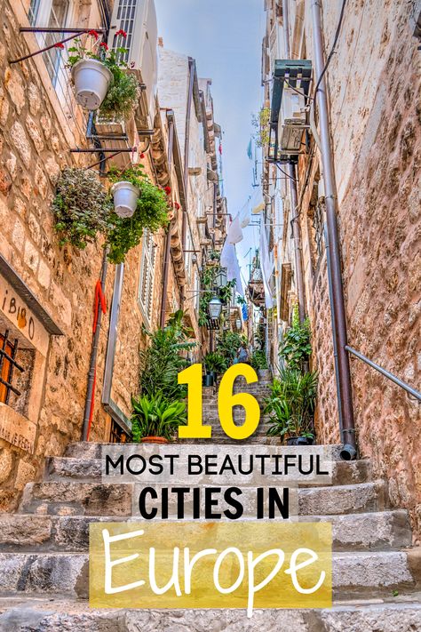 Having visited 25 countries in Europe, I have been lucky to experience many of its enchanting Old Towns firsthand. While the major cities in Europe certainly have plenty to offer to tourists, I wanted to highlight some of my favorite smaller cities as well. Based on my travels across this continent, I have put together a list of the 16 most beautiful cities in Europe! Backpacking Europe, Countries In Europe, History Architecture, Beautiful Cities, Cities In Europe, European Destinations, Visit Europe, Europe Travel Guide, Europe Travel Destinations