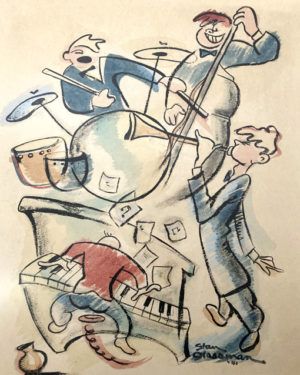 Jazz Music Archives | The Music Art Shop Croquis, Jazz Wall Art, Dallas Art, Jazz Quartet, Sheet Music Art, Jazz Art, Art Whimsical, Jazz Band, Music Artwork