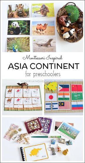 Learning about Asia, the materials and resources for preschoolers Continents Activities, Culture Activities, Montessori Geography, Asia Continent, Geography Activities, Geography For Kids, Montessori Elementary, Teaching Geography, Homeschool Geography