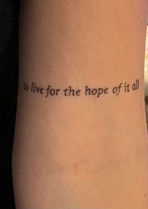 to live for the hope of it all august taylor swift tattoo Life Is For Living Tattoo, Too Live For The Hope Of It All Tattoo, For The Hope Of It All Tattoo Taylor, The Hope Of It All Tattoo, Live For The Hope Of It All, Taylor Swift Tattoo Ideas Small Fearless, Taylor Swift Tattoo Ideas Small Red, August Tatoos, Live For The Hope Of It All Taylor Swift