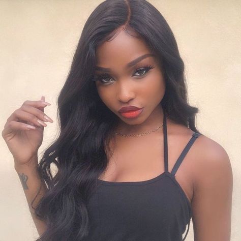 Sundai love on Instagram: “The swallows and sparrows know not the thoughts of geese and swans Frontal Hair, Mega Hair, Different Hair Types, Frontal Hairstyles, Baby Hairs, Wig Lace, Wave Hair, Body Wave Hair, Human Hair Lace Wigs