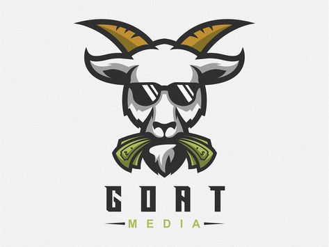 goat logo by over_designnn on Dribbble Goats, Goat Logo Design, Logo Design Simple, Goat Logo, Simple Logo Design, Creative Professional, Global Community, Simple Designs, Logo Design