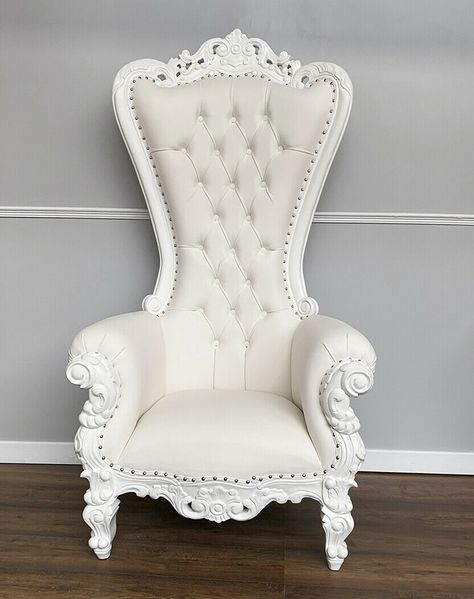 Throne Chair   In French White  Wedding Chair  White Frame  Lazarus Express Delivery About Us Payment Delivery T&Cs Contact Us Message Us Click to Menu Shop Home Bedroom Bookcases & Mirrors Cabinets Chairs & Tables Home Decor TV & Media Units Garden & Patio Furniture Other Throne Chair In French White Wedding Chair White Frame Lazarus Lion King   -  Gold Leaf -  Lazurus Throne Chair GET IN TOUCH! We are dedicated to a Five Star Customer Service Click to Menu STORE HOME ABOUT US PAYMENT T&Cs CONTACT US EXPRESS DELIVERY GUARANTEED Shop categories Shop home (12) BEDROOM (12) BOOKCASES & MIRRORS (6) CABINETS (3) CHAIRS, CHAISE & TABLES (15) HOME DECOR (3) TV & MEDIA UNITS (4) Garden & Patio Furniture (2) Other (1) SECURE PAYMENTS We accept payment by PayPal or Telelphone Payments All major deb Bedroom Bookcases, Home Decor Tv, King Chair, Diy Furniture Chair, Media Units, King Furniture, Barn Interior, Throne Chair, Wedding Chair