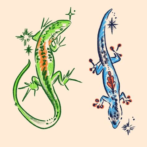 All Posts • Instagram Croquis, Gecko Reference Drawing, Lizard Nail Art, Geko Lizard Drawing, How To Draw Lizard, Simple Lizard Tattoo, Lizard Doodle, Cute Lizards, Lizard Painting