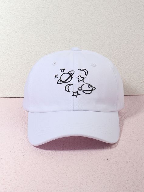 Baseball Hat Embroidery Diy, Baseball Cap Painting Ideas, Cap Painting Ideas, Embroidery On Cap, Painted Baseball Cap, Hat Design Ideas, Cute Baseball Caps, Painted Caps, Cap Painting