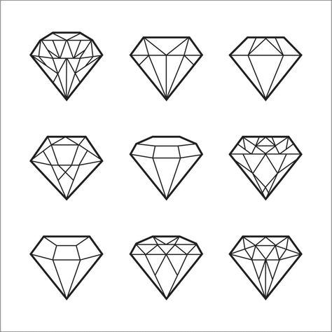 Small Diamond Tattoo, Tattoo Care Instructions, Diamond Tattoo Designs, Atlas Tattoo, Gem Tattoo, Basic Tattoos, Crystal Drawing, Realistic Temporary Tattoos, Dibujos Tattoo