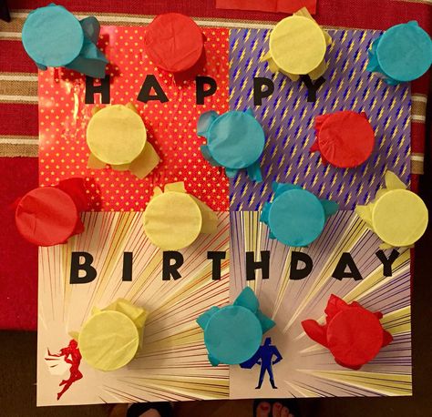 Punch Gift Game, Punch Cups Game Birthday, Punch A Cup Game, Punch Games Tissue Paper, Punch A Cup Game Tissue Paper, Punch A Prize, Birthday Punch, Punch Out Game, Cricut Letters