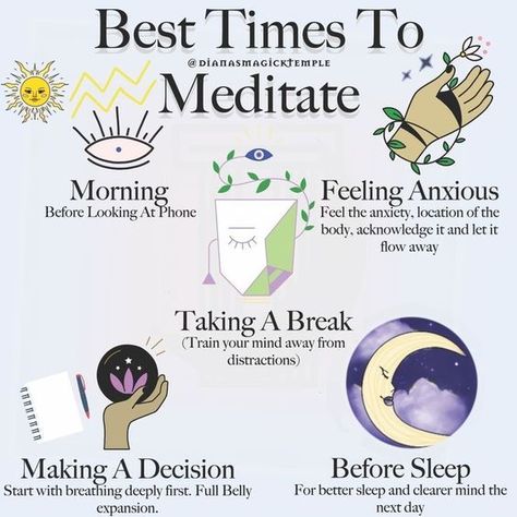 Do you meditate regularly? - From the years that I have meditated and explain others how to meditate I realized that many people always say “I can’t meditate because I have too much in my mind and can’t focus” Well.. that is meditating, noticing the thoughts and going back to the breath is the practice you will do to take control of your mind over time. . . . #manifestation #manifest #manifesting #manifestyourdreams #manifestingabundance #meditation #meditationpractice #meditate Basic Meditation, Meditation Methods, How To Meditate, Types Of Meditation, How To Focus Better, Yoga Mantras, Energy Healing Spirituality, Meditation Apps, Instagram Caption