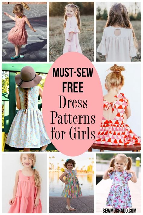 MuuMuu House Dress from Pretty Prudent Girls Dress Pattern Free, Dress Sewing Patterns Free, Girls Clothes Patterns, Free Dress, Girls Dress Sewing Patterns, Girl Dress Pattern, Dress Patterns Free, Sewing Patterns Girls, Girl Dress Patterns