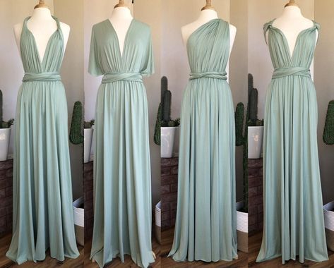 Sage Bridesmaid Dress, Sage Green Bridesmaid Dresses, Vestido Convertible, Multi Wrap Dress, Sage Green Bridesmaid, Multiway Bridesmaid Dress, Navy Suits, Teal Bridesmaid, Infinity Dress Bridesmaid