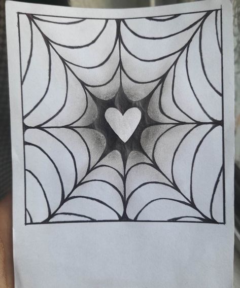 Spiderman Heart Drawing, Spiderman Web Drawing, Skeleton Hand Drawing Tutorial, Spider Heart, Spider Web Drawing, Spiderman Painting, Spider Drawing, Spiderman Web, Heart Doodle