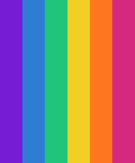 Bright Spectrum Color Palette Color Scheme Blue, Palettes Color, Color Design Inspiration, Create Color Palette, Hex Color Palette, Rainbow Palette, Color Palette Challenge, Unicorn Colors, Color Palette Bright