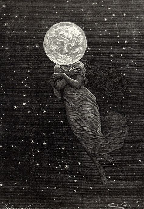 Astronomy, Jules Verne, Arte Obscura, Lunar Eclipse, Moon Art, Space Art, Print Pictures, Aesthetic Art, Art Inspo