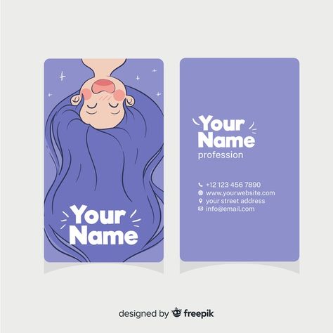 Project Card Design, Visiting Card Graphic Designer, Cute Visiting Cards, Anime Portfolio Design, Name Card Illustration, Digital Name Card, Creative Business Card Design Ideas Graphic Designers, Ux Business Card, Work Card Design