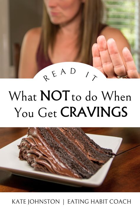 Food cravings and especially cravings for sweet, salty, crunchy foods will come up. It can be frequent or occasional, but knowing what NOT to do is crucial. They can feel out of your control and it also may feel like how you respond is out of your control too. So, I’m sharing what NOT to do when you get food cravings or sugar cravings, plus what to do instead. The cravings will get less intense and frequent over time, making it much easier to stick with healthy eating habits. Vegan Meals, Sweet Tooth Craving, Bad Eating Habits, How To Control Sugar, Vegan Turkey, Craving Sweets, Low Fat Snacks, Control Cravings, Diet Snacks