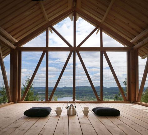 Swedish Cabin, Yoga Sanctuary, Casa Loft, Retreat House, Lookout Tower, Meditation Retreat, Peaceful Home, Loft House, Modern Windows