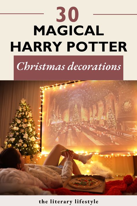 Harry Potter Aesthetic Christmas, Harry Potter Christmas Aesthetic, Wreath Lights, Advent Calendar Tree, Harry Potter Themed Christmas, Harry Potter Train, Harry Potter Christmas Decorations, Love 2023, Harry Potter Christmas Tree