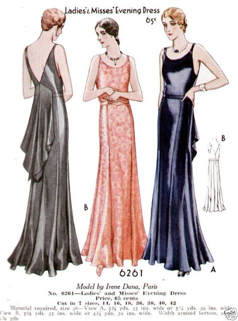 Croquis, 1920s Formal Dresses, 1920s Evening Gowns, 1920s Evening Dress, Evening Gown Pattern, 1920s Fashion Dresses, 1920 Dress, Dresses By Pattern, 1920s Outfits