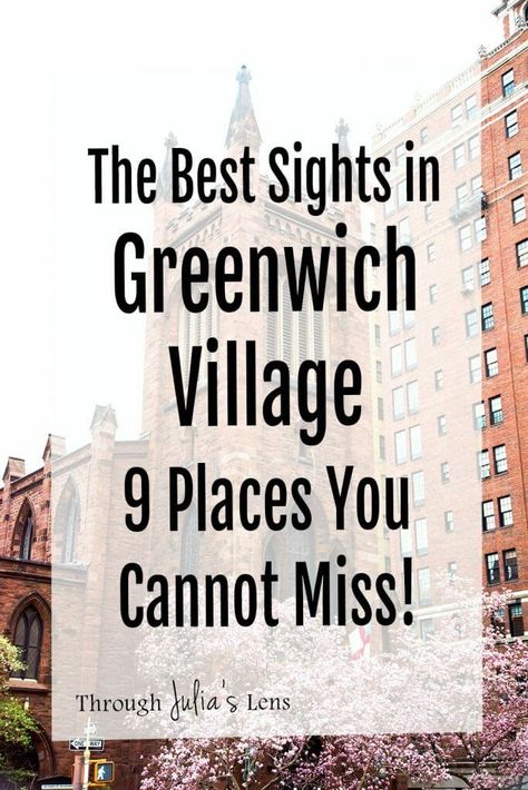The Best Sights in Greenwich Village: 9 Places You Cannot Miss! Things To Do In Greenwich Village Nyc, Nyc Xmas, Greenwich Village Nyc, Nyc March, Winter Nyc, York Christmas, New York City Vacation, Voyage New York, New York Vacation
