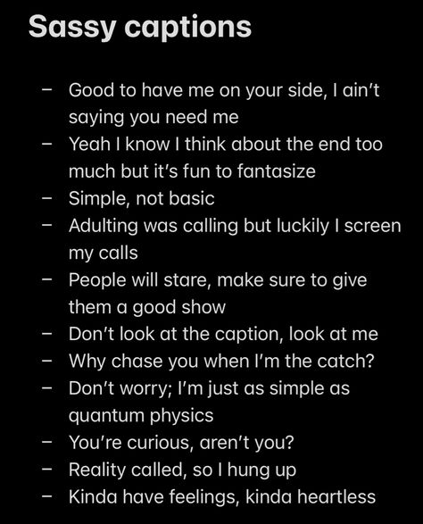 Sassy Instagram Profile Picture, Instagram Captions Funny Sassy, Captions For People Who Copy You, Sassy Couple Captions For Instagram, Classy And Sassy Quotes, Instagram Captions Sarcastic, Saucy Captions, Comeback Quotes Sassy, Short Quotes Sarcastic Words