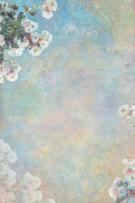 Vintage Floral Background, Vintage Flower Backgrounds, Vintage Floral Backgrounds, Flower Oil Painting, Portrait Background, Free Illustration Images, Background Drawing, Monet Paintings, Collage Background