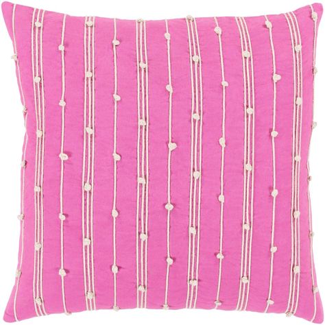 Lucerne, Pink Pillow Covers, Throw Pillow Collections, Pink Throw, Pink Pillow, Stripe Throw Pillow, Surya Rugs, Pink Pillows, Pink Feathers