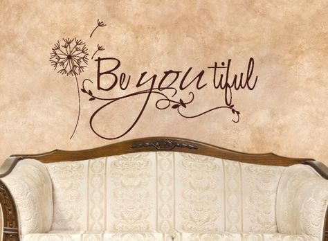 BeYouTiful+decal+by+WelcomingWalls+on+Etsy,+$10.00 Wall Quotes, Happy Thoughts, Fav Quotes, Vinyl Wall Decal, Custom Vinyl, Vinyl Lettering, Love Tattoos, Vinyl Wall Decals, Flash Tattoo