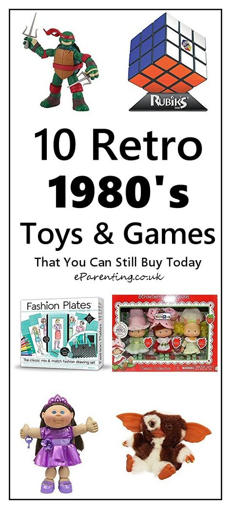 Ten Retro 1980's toys that you can still buy today - from TMNT to Polly Pocket and Cabbage Patch Kids to Rubik's Cube. #80sretro #80stoys #1980s #1980sretrotoys #1980sgiftideas Christmas Presents For Toddlers, Toy Gift Basket, 1980's Toys, 1980 Toys, Frozen Crafts, 80’s Toys, Childhood Memories 80s, Christmas Presents For Kids, 1980s Toys