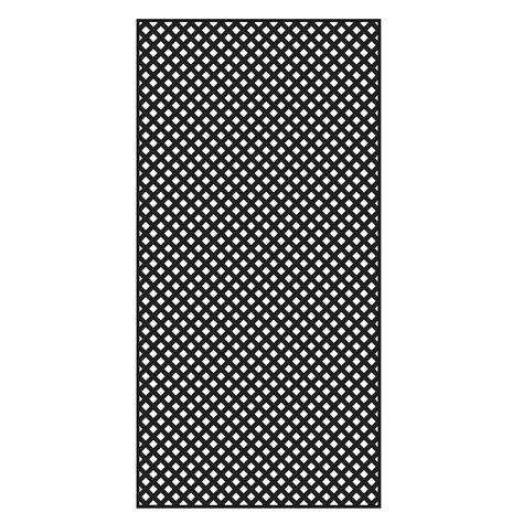 Freedom Black Vinyl Privacy Lattice (Common: 1/4-in x 48-in x 8-ft; Actual: 0.19-in x 47.53-in x 7.92-ft) Nantucket Gray, Privacy Lattice, Vinyl Lattice Panels, Plastic Lattice, Decorative Screen Panels, Privacy Fences, Privacy Panels, Vinyl Decor, Black Garden