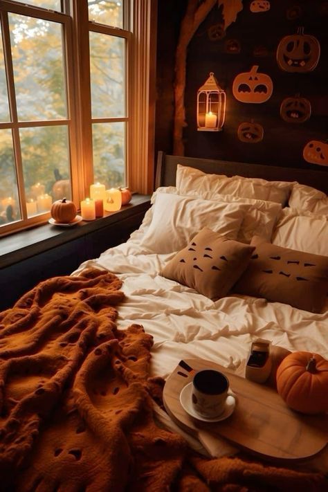 #HalloweenThemedBedroom #HalloweenThemedBedroomIdeas #HorrorThemedBedroom #HalloweenDecorationsBedroom #HalloweenInspiredBedroom #HorrorThemedBedroomDecor #HalloweenThemedRooms #HalloweenThemedRoomIdeas #HalloweenBedroomDecorationsUk #HalloweenBedroomIdeas #HalloweenThemedBedroomAccessories #HalloweenThemedBedroomAesthetic #HalloweenThemedBedroomAmazon #HalloweenThemedBedroomAtTarget #HalloweenThemedBedroomAndBathroom #HalloweenThemedBedroomBedding #HalloweenThemedBedroomBackground # Pumpkins, Candles, Coffee, Bedroom, Cozy Fall, The Window, Fall Decor, Decor Ideas, Bed