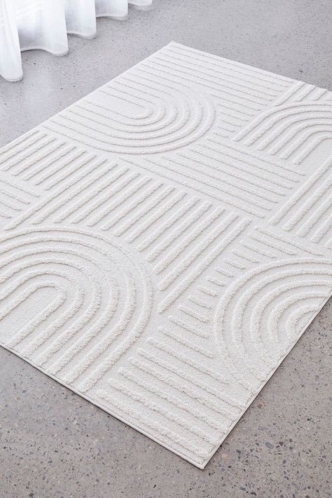 White Area Rug 100% Cotton Area Rugs, Cute White Rugs, White Pattern Rug, Off White Rugs, Cute White Rug, White Textured Rug, Offwhite Rug, White Rugs Bedroom, Asthetic Rugs