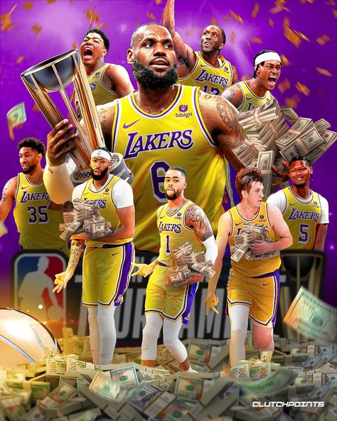 ClutchPoints - THE LAKERS WIN THE 1ST EVER NBA CUP 🏆 Each... Lebron James, Lakers Win, Lebron James Lakers, Rare Pictures, Nba, Quick Saves