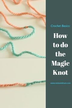 Crochet Pikachu, Join Yarn, Crochet Stitches Symbols, Joining Yarn, Hantverk Diy, 100 Crochet Stitches, Magic Knot, Crochet Stitches Free, Crochet Vintage