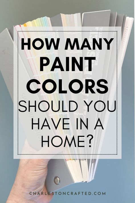 Wondering, how many paint colors should you have in a home? Check out our easy tips and design principles to help you choose just the right number for a harmonious and stylish space! What Color Should I Paint My Hallway, Entry Room Paint Color Ideas, Back Entryway Paint Colors, How To Elongate A Room With Paint, Good Hallway Paint Colors, Entryway Ideas Paint Wall Colors, Entryway Staircase Paint Colors, Paint Colors For Entire House, How To Paint Your House Interior Tips