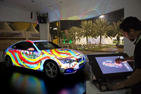 Brand Activation Ideas, Launch Event Ideas, Car Expo, Experiential Marketing Events, 3d Projection Mapping, 3d Projection, Live Drawing, 3d Mapping, Interactive Exhibition