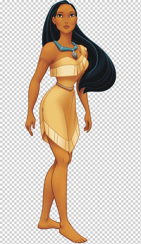 Pocahontas Characters, Pocahontas Cartoon, Draw Disney Princesses, Pocahontas Character, Disney Princess Png, Disney World Princess, Hand Cartoon, Draw Disney, Disney Princess Pocahontas