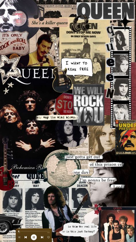 Queen The Band Wallpaper, Queen Asthetics Wallpaper, Queen Phone Wallpaper, Queen Poster Aesthetic, Queen Background Wallpapers, Aesthetic Queen Band, Classic Rock Aesthetic Wallpaper, Queen Aesthetic Band Wallpaper, Rock Collage Wallpaper