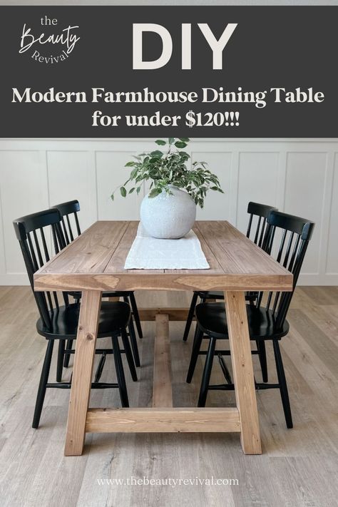 Diy Rectangle Kitchen Table, Narrow Farmhouse Dining Table, Farmhouse Table Set, Farmhouse Wooden Table, Farmhouse Oak Table, Make Kitchen Table, Cheap Diy Kitchen Table, Diy Dining Table Easy How To Build, Make A Dining Room Table