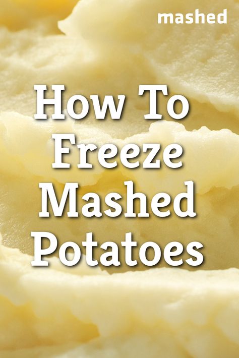 It's possible to freeze mashed potatoes in a way that will allow you to preserve your meal for future tasty delight, without stressing over longevity. #foodtips #foodstorageideas #potatoes #mashedpotato #freezing #frozenfood How To Freeze Homemade Mashed Potatoes, Mashed Potatoes To Freeze, Freezable Mashed Potatoes, Make Ahead Mashed Potatoes Freezer, Freeze Ahead Mashed Potatoes, Freezer Mashed Potatoes Pioneer Woman, Make Ahead Freezer Mashed Potatoes, Freeze Mashed Potatoes How To, Make Ahead And Freeze Mashed Potatoes