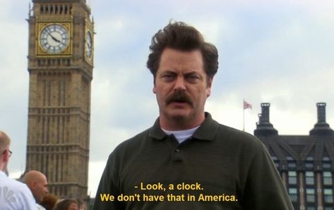 Nothing Screams "Happy Birthday, America!" More Than A Dump Of Ron Swanson Quotes - CheezCake - Parenting | Relationships | Food | Lifestyle Humour, Ron Swanson, Funny Films, Ron Swanson Quotes, London Parks, Float Like A Butterfly, Parks N Rec, Tv Show Quotes, Tv Quotes