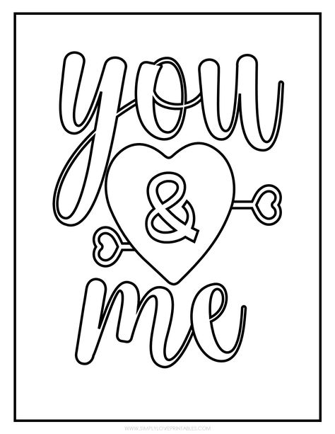 Couple Coloring Pages Love, Cute Free Coloring Pages, Love Coloring Pages Printables, Coloring Pages For Couples, Love Coloring Pages For Boyfriend, I Love You Coloring Pages, Valentine Coloring Pages Free Printables, Couples Coloring Pages, Coloring Pages Love