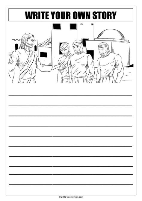 THE TEN LEPERS - Luke 17:11-19 (Bible lesson for teens) - Trueway Kids The Ten Lepers, Teen Bible Lessons, Cry Out To Jesus, Story Worksheet, Ten Lepers, Jesus Healing, Teen Bible Study, Youth Bible Study, Luke 17