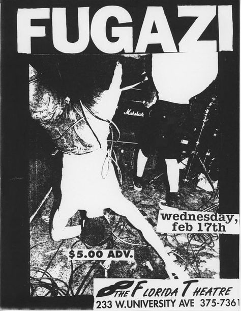 fugazi poster - Google Search Musical Film, Arte Punk, Punk Poster, Concert Flyer, Music Flyer, Punk Art, Hardcore Punk, Rock N’roll, Rock Posters